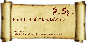 Hartl Szókratész névjegykártya
